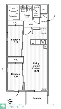 nido MOTOHASUNUMAの物件間取画像
